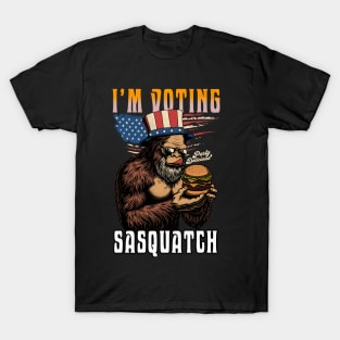 I'm Voting Bigfoot 2024 T-Shirt